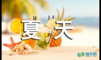 关于描写夏天的四字词语摘抄【参考】