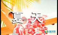 关于夏天一年级作文400字【借鉴】