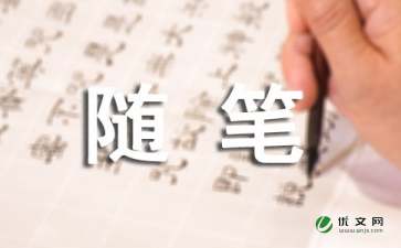 精选初中随笔作文300字十篇