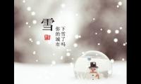 关于下雪的唯美句子，关于下雪的说说大全