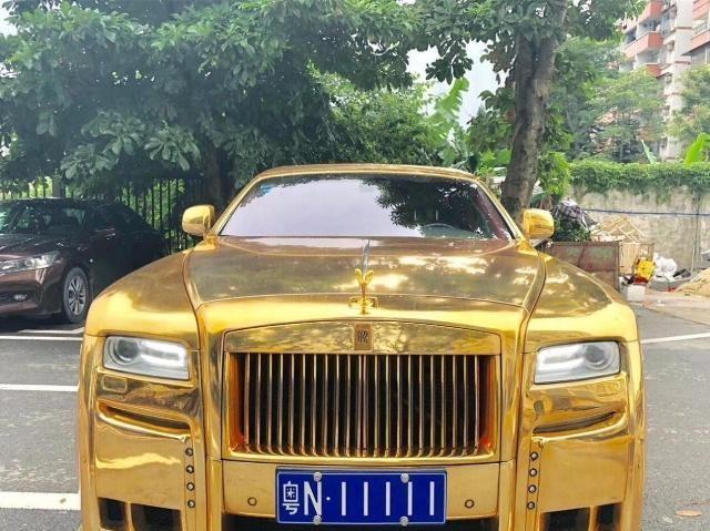 最贵的车 纯金图片
