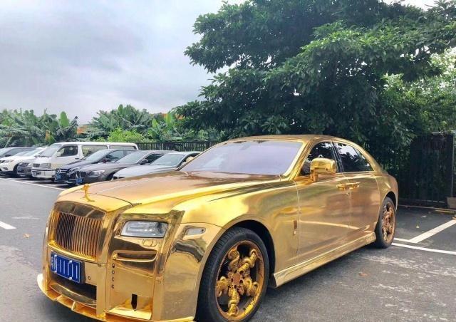 最贵的车 纯金图片