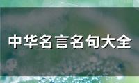 关于中华名言名句大全(55个)大全