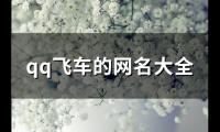 关于qq飞车的网名大全(147个)大全