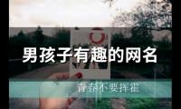 关于男孩子有趣的网名(113个)大全