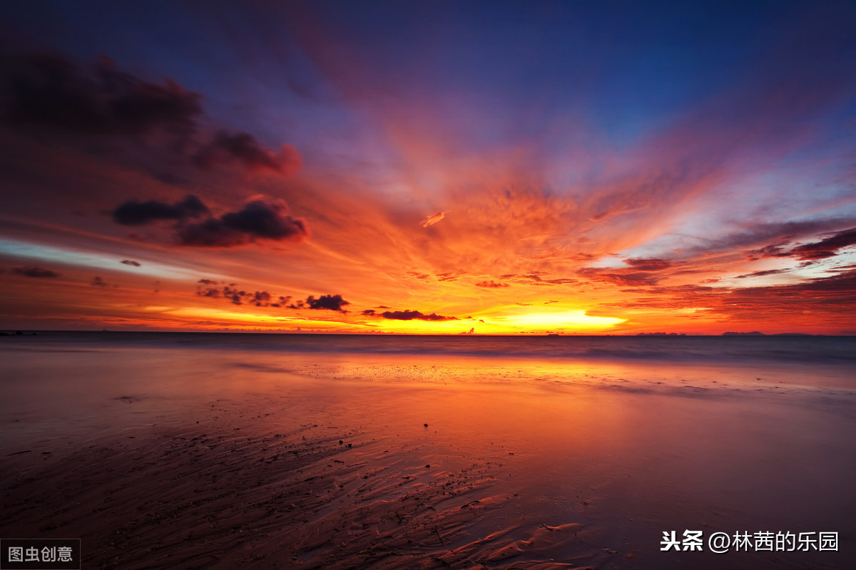 歌咏夕阳的10首诗词，苍天为画卷，晚霞绘诗篇，秋水映长天~