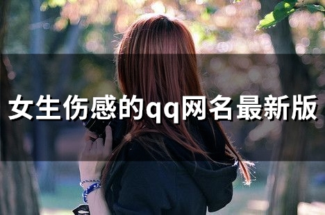 女生伤感的qq网名最新版(精选99个)