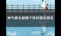 关于帅气男生超拽个性的超长网名(优选119个)大全