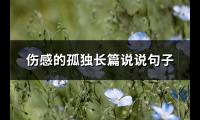 伤感的孤独长篇说说句子(推荐92句)【图】