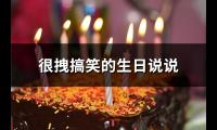 很拽搞笑的生日说说(精选83句)【图】