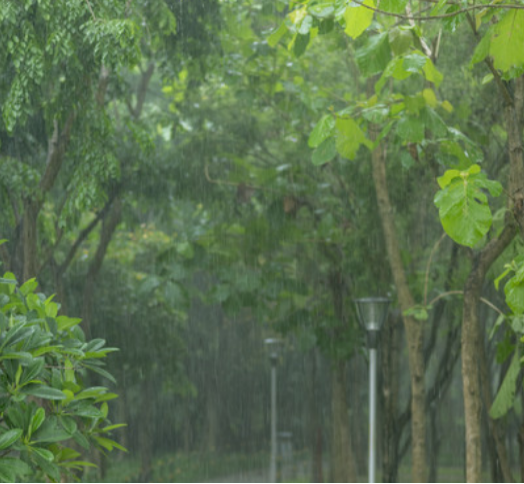 给心情放个假，到雨中漫步吧