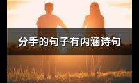 分手的句子有内涵诗句(通用65句)【图】