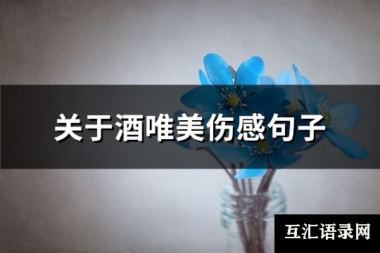 关于酒唯美伤感句子(精选106句)