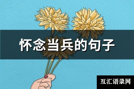 怀念当兵的句子(优选117句)