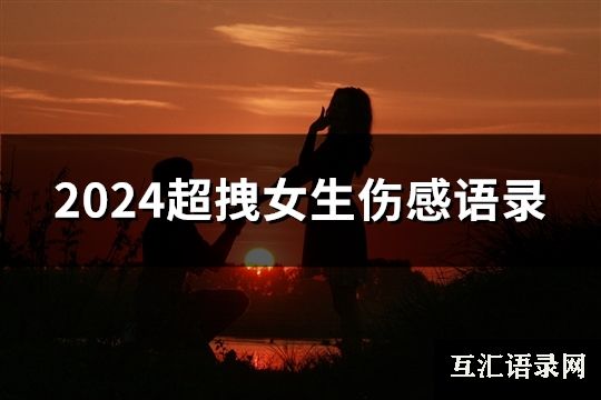 2024超拽女生伤感语录(304句)