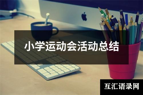 小学运动会活动总结