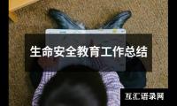 生命安全教育工作总结