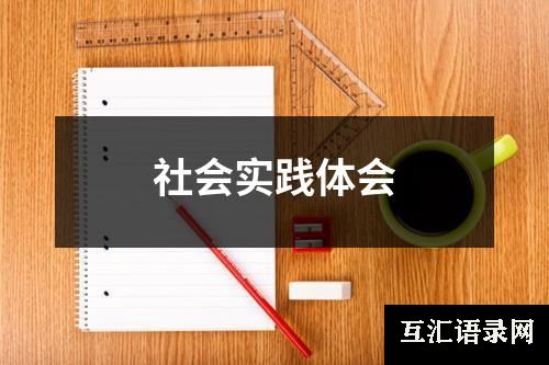 社会实践体会