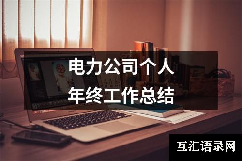 电力公司个人年终工作总结