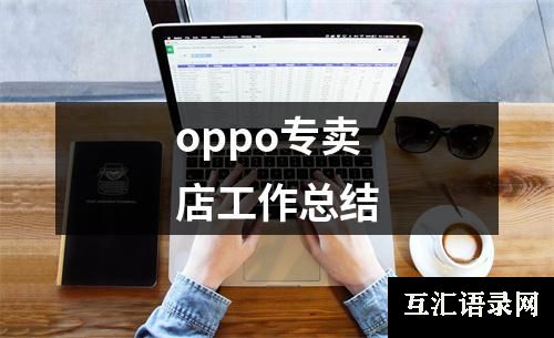 oppo专卖店工作总结