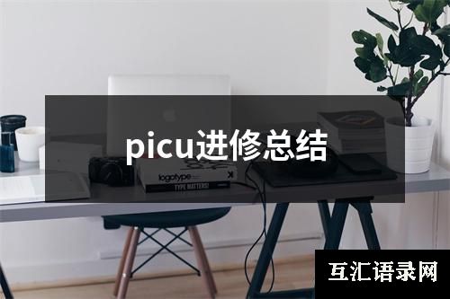 picu进修总结