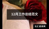 关于12月工作总结范文（共13篇）