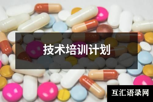 技术培训计划