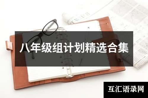 八年级组计划精选合集