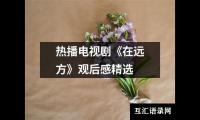 关于热播电视剧《在远方》观后感精选（共16篇）