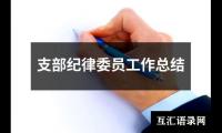 关于支部纪律委员工作总结（共20篇）