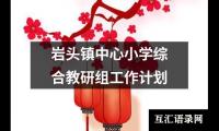 关于岩头镇中心小学综合教研组工作计划（共3篇）