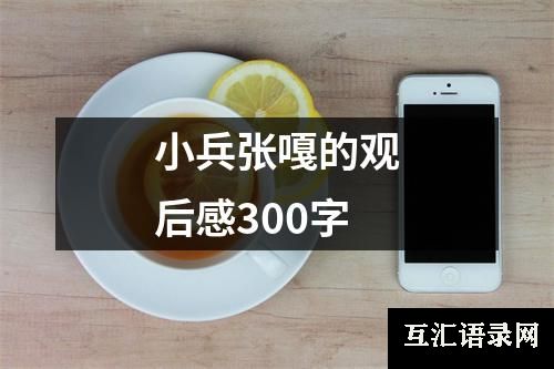 小兵张嘎的观后感300字