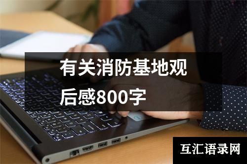 有关消防基地观后感800字