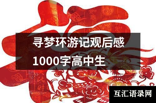 寻梦环游记观后感1000字高中生