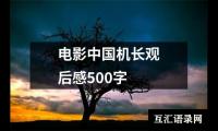 关于电影中国机长观后感500字（共19篇）