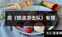 关于观《铁道游击队》有感（共18篇）